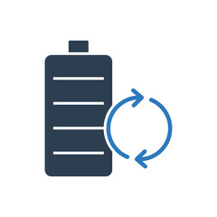 Sustainable Battery Icon