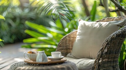 Peaceful Patio Oasis: A Morning of Relaxation and Tranquility