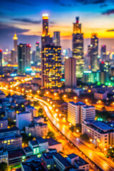 Fototapeta premium view of the city