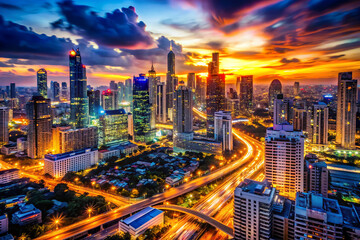 Fototapeta premium city at night