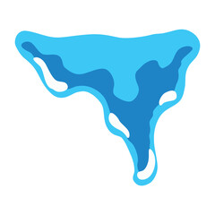 A sprite sheet, a water trap, a splash for a game or a cartoon