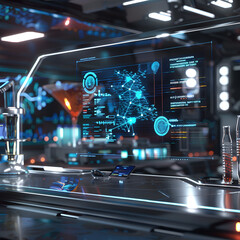 Fototapeta premium fiber optics background