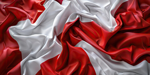 The Red and White: The Flag of Monaco as a Symbol of Power and Wealth - Picture the flag of Monaco with its red symbolizing and white symbolizing the principality