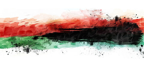 The Black, Red, and Green: The Flag of Malawi as a Symbol of Pan-Africanism and Unity - Imagine the flag of Malawi with its black, red, and green colors, symbolizing the Pan-Africanism movement and un