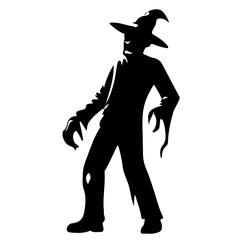 Sinister Halloween Horror Silhouette