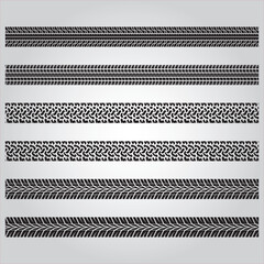 Tyre tread vectors 