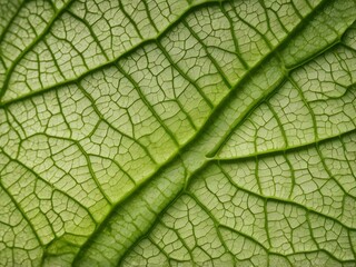 Obraz premium close-up of green leaf texture