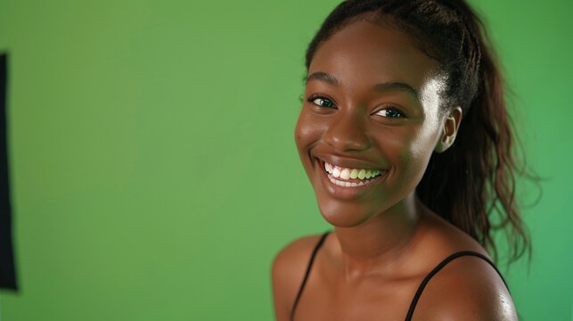  Capture the essence of American charm with this candid moment featuring a pretty USA girl