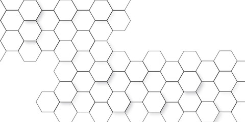 Abstract background with hexagon, modern abstract polygonal pattern. Futuristic abstract honeycomb...