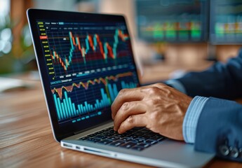 Businessperson Working On Laptop During Daytime