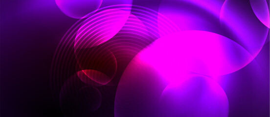 Neon magic light design. Vector Illustration For Wallpaper, Banner, Background, Card, Book Illustration, landing page