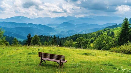 Mountain View Lounging at a Serene Alpine Retreat