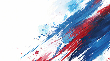 abstract background with splashes color red and blue on white background