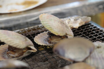 牡蠣小屋でのシーン