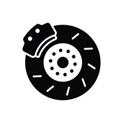 disk brake icon vector design template simple and clean