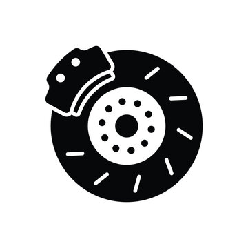 recommend clip art: disk brake icon vector design template simple and clean
