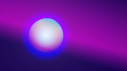  Energy ball in space. Abstract background.