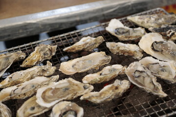 牡蠣小屋でのシーン