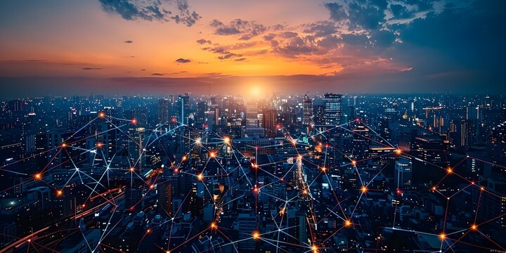 Exploring the impact of technology on various aspects of society and industries. Concept Technology, Society, Industries, Impact, Exploration