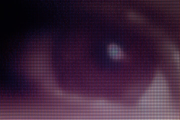 Macro photography of a colorful OLED display. Abstract colorful background.