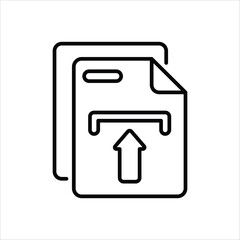 File Upload vector icon