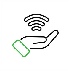 Wifi Signal vector icon