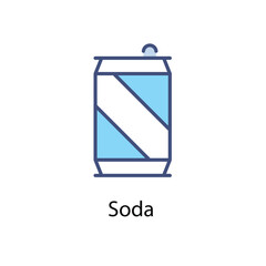Soda  vector icon