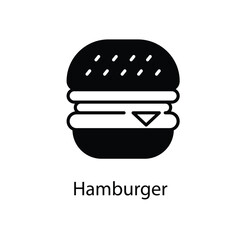 Hamburger vector icon