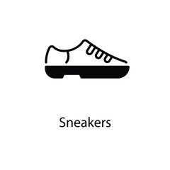 Sneakers vector icon