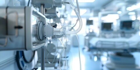 Highdefinition image of advanced medical equipment showcasing excellence in healthcare innovation. Concept Healthcare Innovation, Advanced Medical Equipment, Excellence in Healthcare