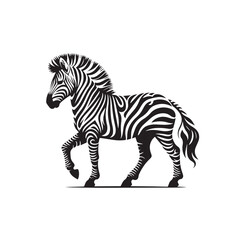 Fototapeta premium zebra silhouette ,zebra silhouette art , zebra silhouette images , zebra silhouette clipart , zebra silhouette png
