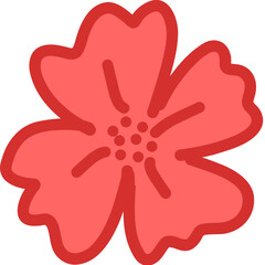 red flower