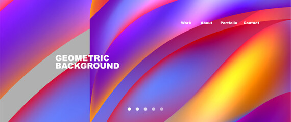 Dynamic flowing shapes concept design composition. Vector Illustration For Wallpaper, Banner, Background, Card, Book Illustration, landing page