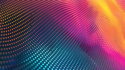 Obraz premium Fantasy shapes Wave pattern in vibrant colors on backdrop wallpaper hd