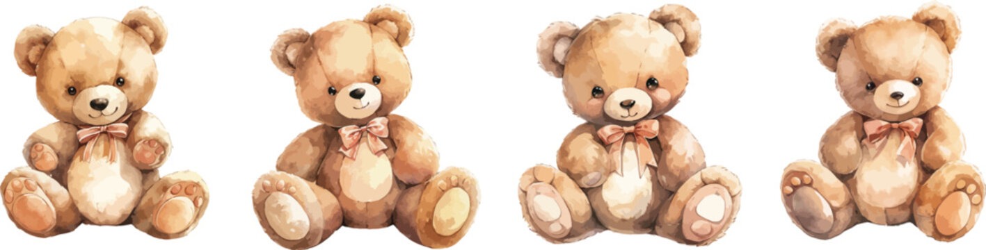 Naklejki teddy bear clipart vector for graphic resources 