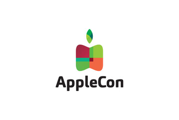 Apple logo design template 