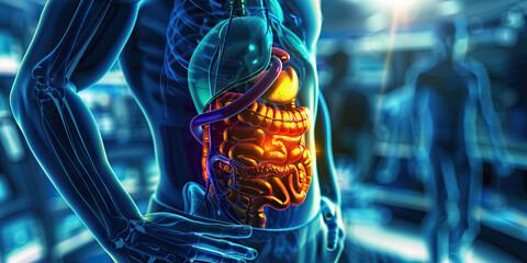 Diabetes Mellitus: The Increased Thirst and Frequent Urination - Picture a person with highlighted pancreas showing dysfunction, experiencing increased thirst and frequent urination