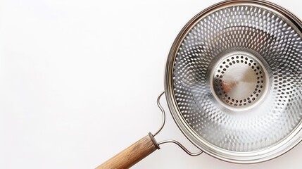 Fototapeta premium Asian Style Strainer on White Background : Generative AI