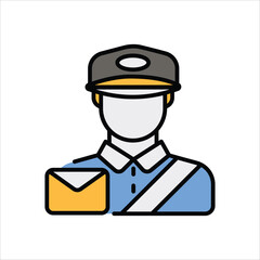 Postman vector icon