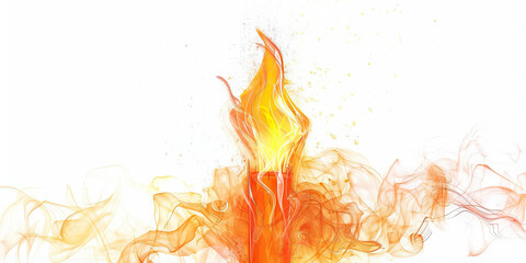 The Eternal Flame: Life's Light Burning Forever - Visualize a flame that never flickers, symbolizing the eternal nature of life's essence and energy