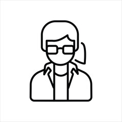 Teacher vector icon
