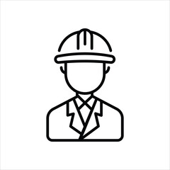 Engineer vector icon