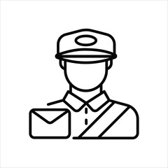 Postman vector icon