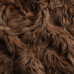Naklejka premium A full HD texture of Yak fur, highlighting its long and slightly coarse fibers,