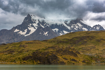 Landscape in Torres del Paine National Park, Chile