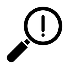 Problem solving glyph icon