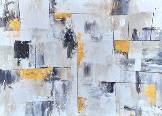 Oil paint drawing. Abstract colored background. Abstraction in the style of impressionism. Modern surrealist painting. Good as a poster for wall decor. Surreal design. Hand drawn texture template.