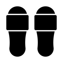 Slipper glyph icon