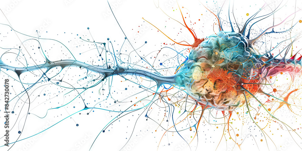 Poster the symphony of synapses: the animal in neural symphony and brain activity - picture an animal in a 