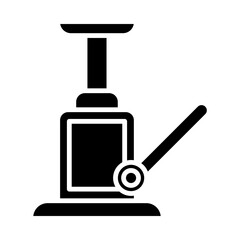 Hydraulic glyph icon